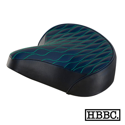 HBBC Quilted Seat - Black/Green