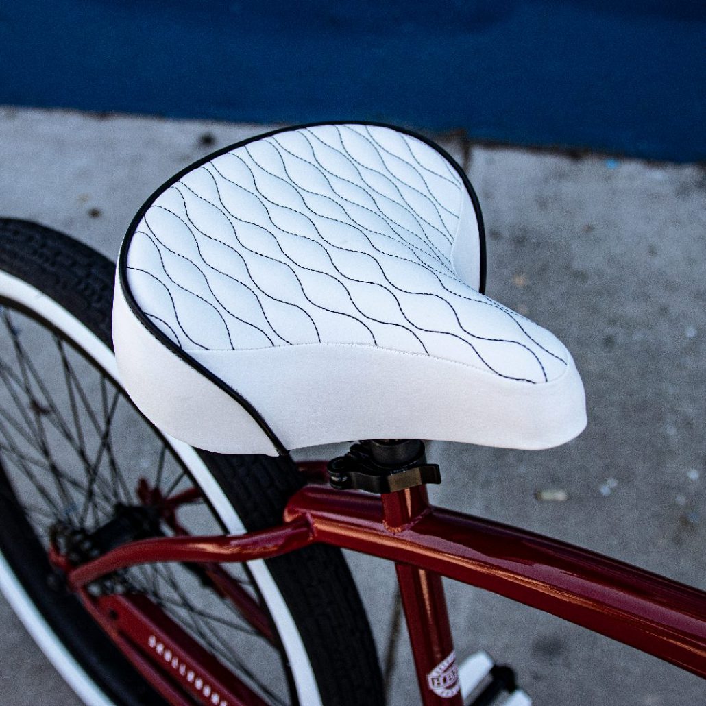 HBBC Quilted Seat - White/Black